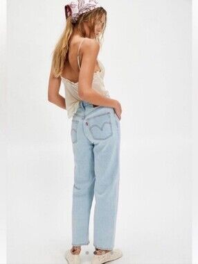 Levi's 501 Light Blue Wash Jeans